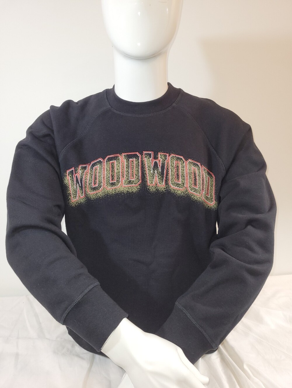 Wood Wood Authentic Black Sweatshirt Size S Luxury Original $250